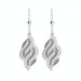 Stříbrné náušnice Wave